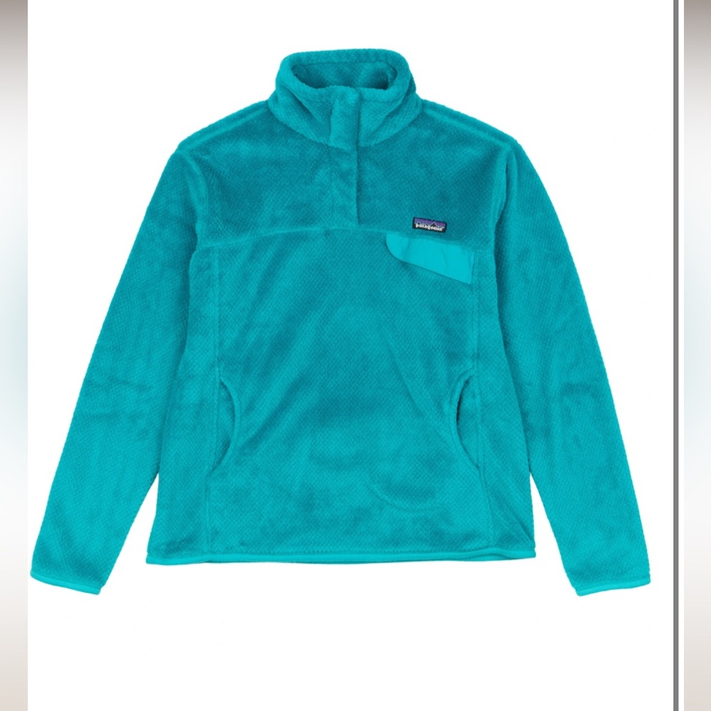 Patagonia. Epic Blue. T-snap. Pullover Fleece. Polartec. Women’s Med.